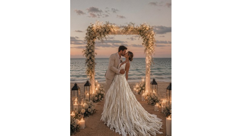 What to Wear to a Beach Wedding as a Bride
